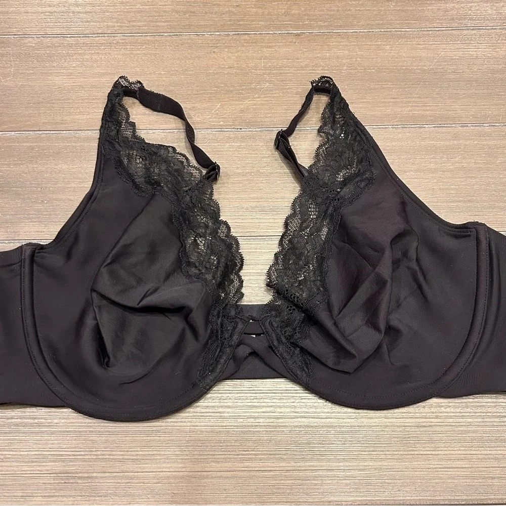 Soma Lace Trim Plunge Bra